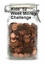 52 week money challenge for kids