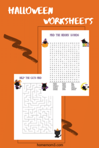 Halloween Puzzle Printables for Kids