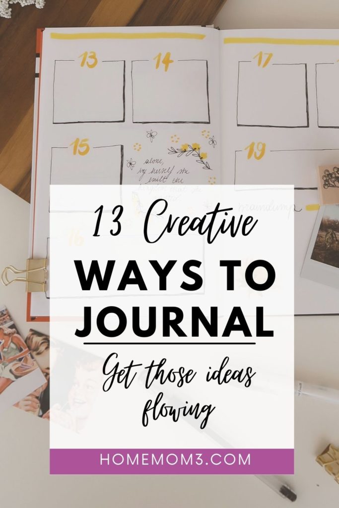 13 Creative ways to journal: Get those ideas flowing