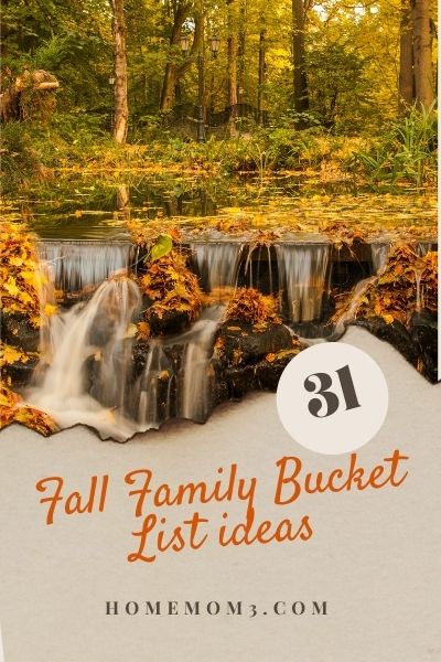 31 Fun Fall Family Bucket List Ideas