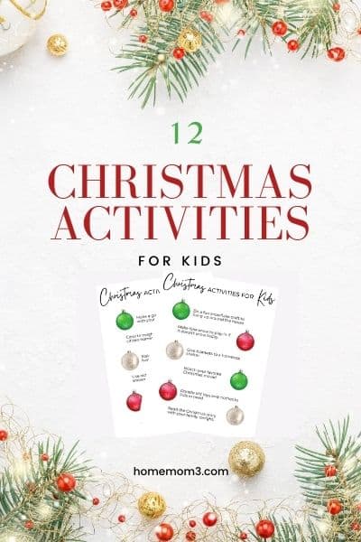 12 Christmas Activities for Kids